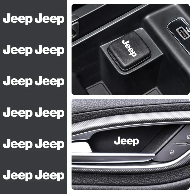 

Декоративные наклейки-эмблемы для автомобиля, значки, наклейки для интерьера, стайлинг для Jeep Grand Liberty Cherokee Wrangler JK Gladiator Comp