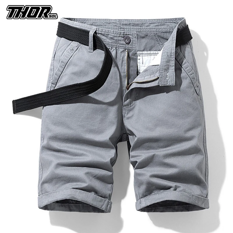 

THORSOL Shorts Men Cycling Motocycle Downhill Pants Pure Cotton Tactics Shorts Casual MTB Bicycle Shorts Bike Hiking Cargo Pants