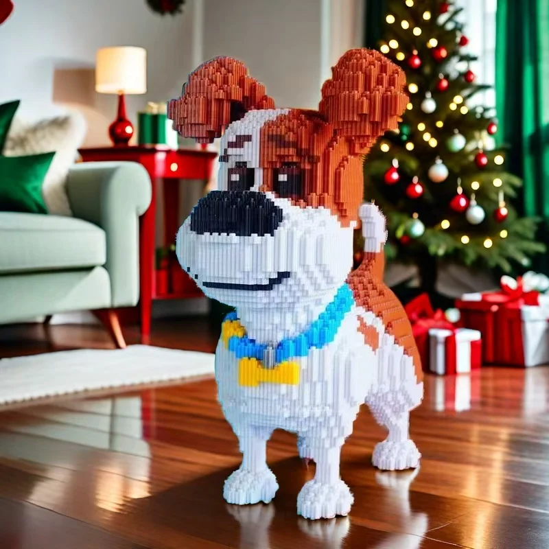 3685 Pieces of Mike Dog Building Blocks, Perfect Holiday and Birthday Gifts, Party Games, Office and Home Decoration view 2