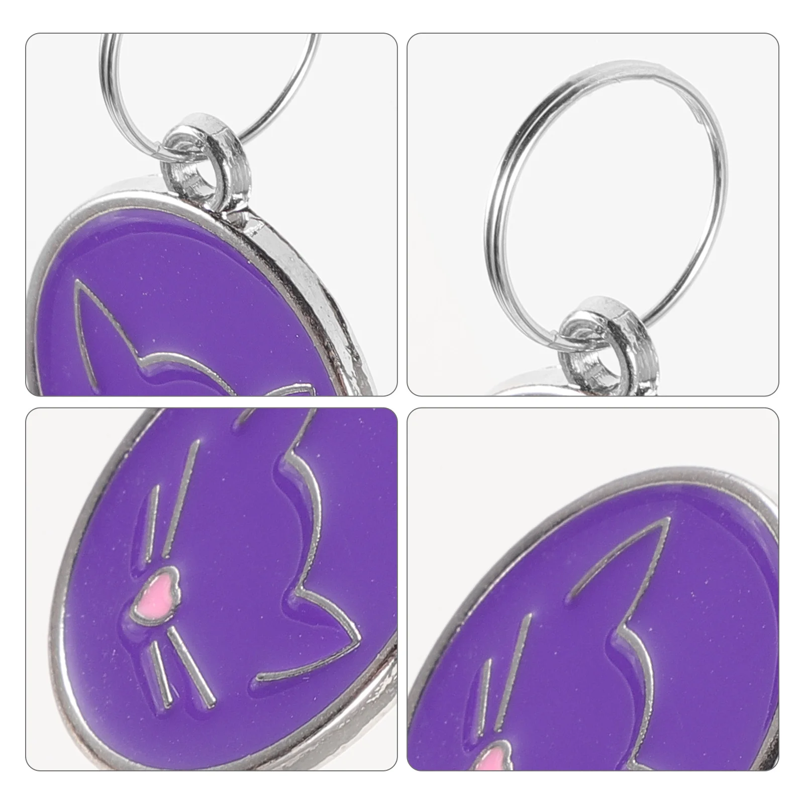 

12Pcs Stainless Steel Round Pet Id Tags Custom Engraved Cat Collar Name Tags Cat Tag Puppy Name Tag Pet Supplies