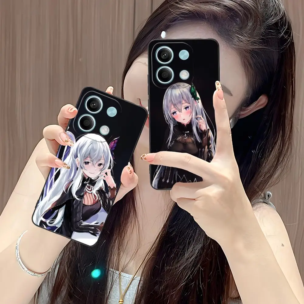 حافظة هاتف محمول ReZero Echidna لهاتف POCO M7 M6 M5 M4 M3 X7 X6 X5 X4 X3 Pro GT 5G غطاء طباعة ملون للهواتف المحمولة فاخرة جدًا #3