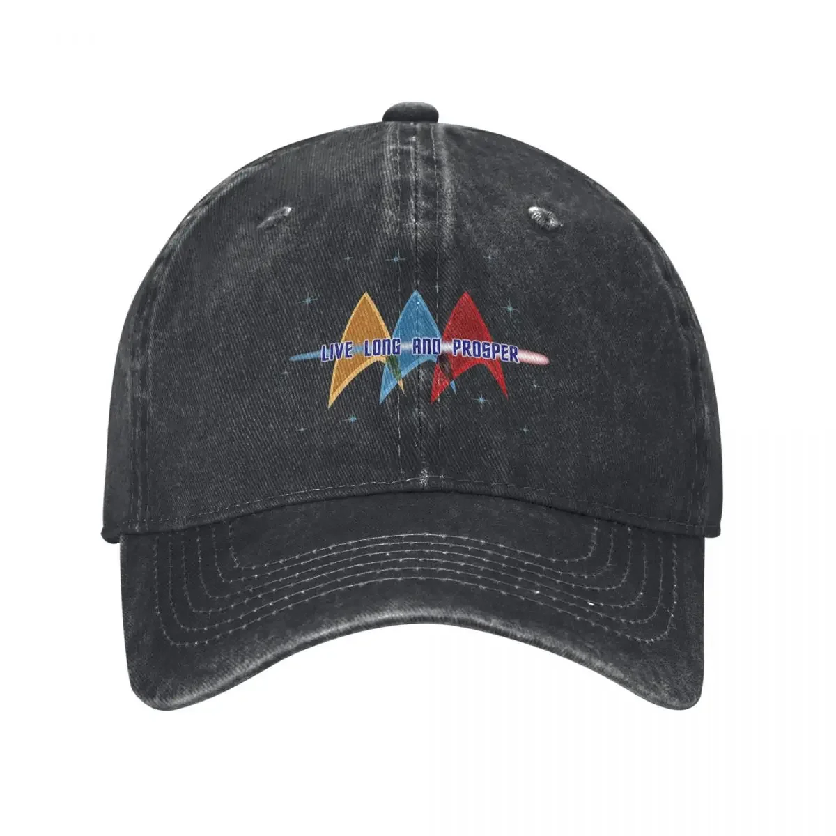 Stars Treks Live Long And Prosper Men Women Baseball Cap Deltas Original Series Movie Denim Caps Hat Vintage Outdoor Snapback