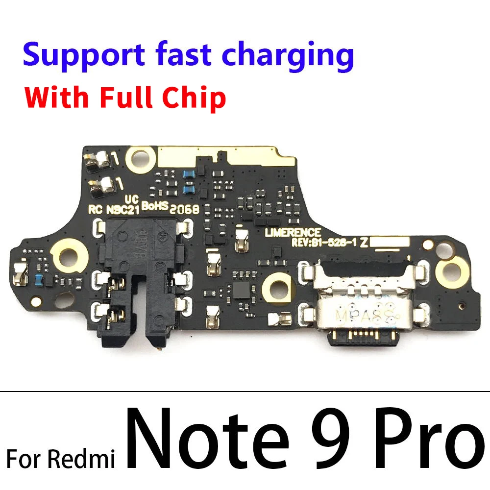 USB Charger Charging Dock Port Connector SUP board Flex Cable For Xiaomi Redmi Note 8T 9S 9 4 4X 5 5A 6 3 Pro Se 152mm