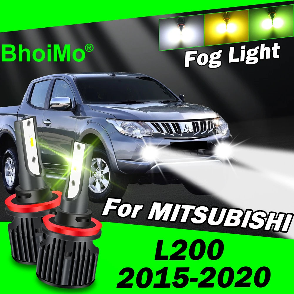 

BhoiMo Front Fog Light Lamp For MITSUBISHI L200 Led Bulb 2015 2016 2017 2018 2019 2020