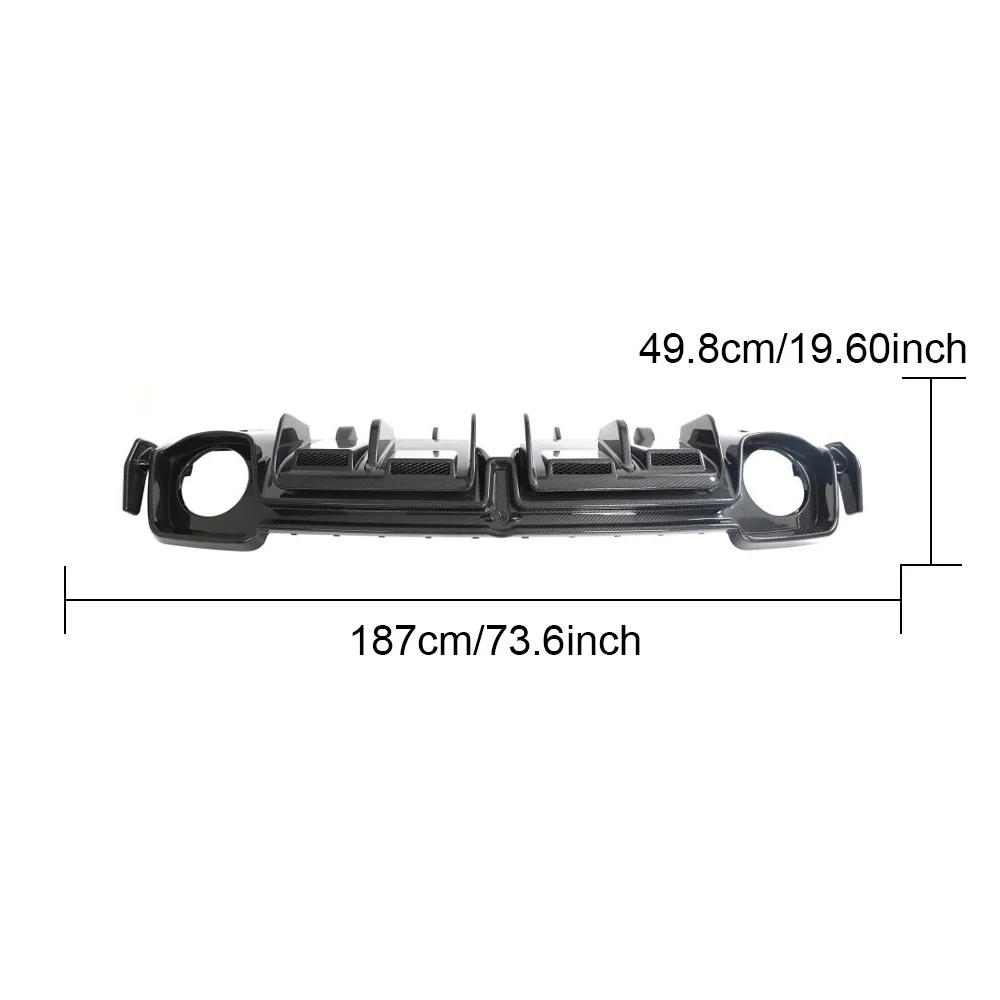 

Диффузор заднего бампера из углеродного волокна, диффузор заднего бампера для Audi R8 COUPE V10 23