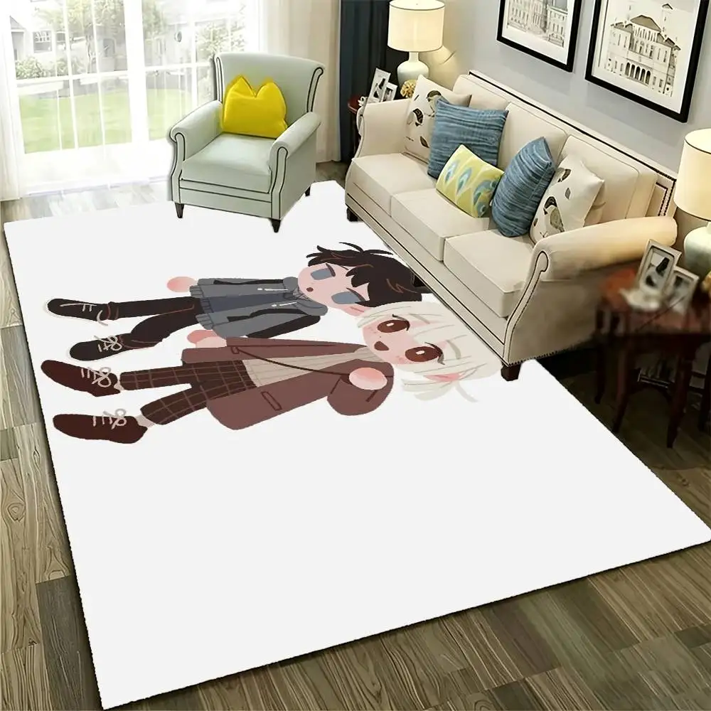 Anime S-Saihate Station Floor Mat Bathroom Absorbent Mat Simple Door Dirt-resistant Mat Home Kitchen Mat