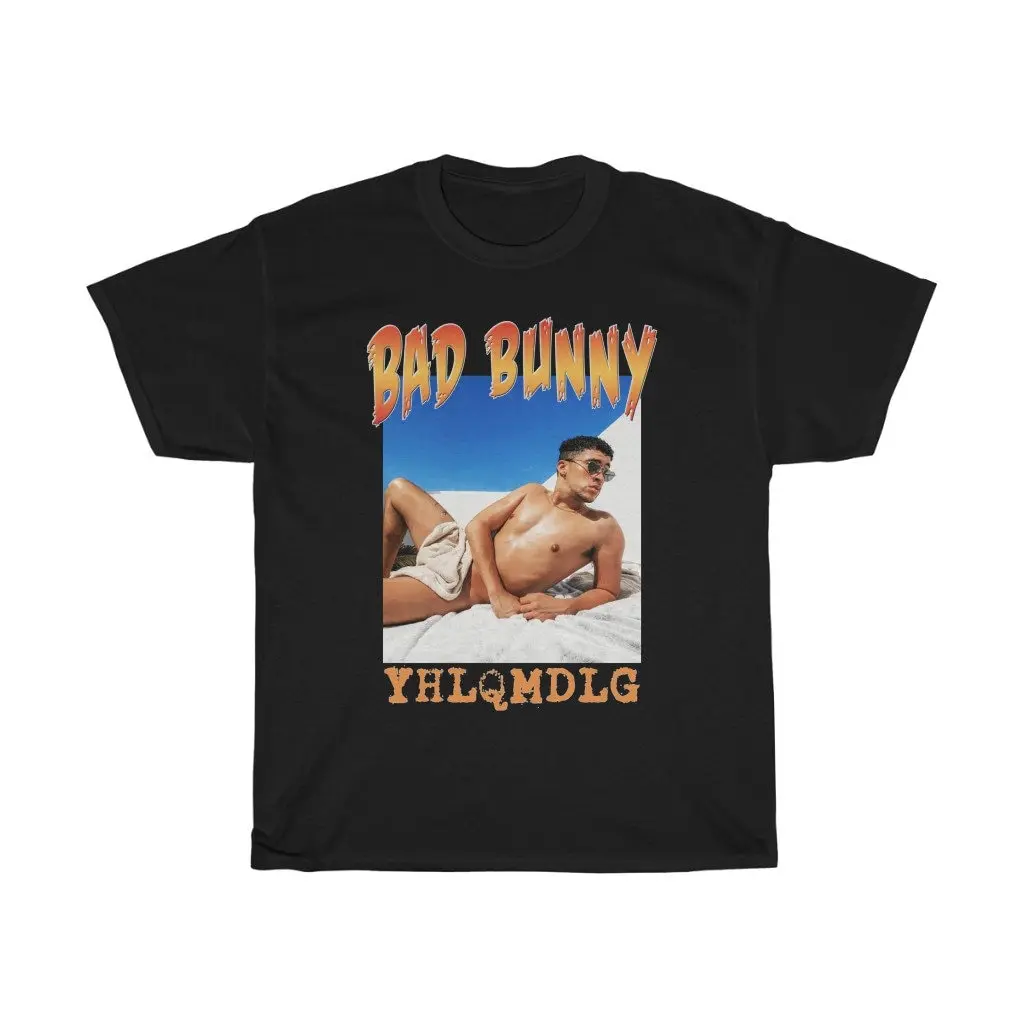 

Классическая футболка унисекс Bad Bunny, лучший продавец