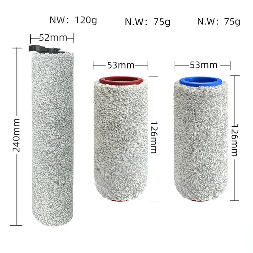 Conjunto de rolo de substituição AC66 para peças sobressalentes de aspirador de pó úmido e seco Roborock Dyad