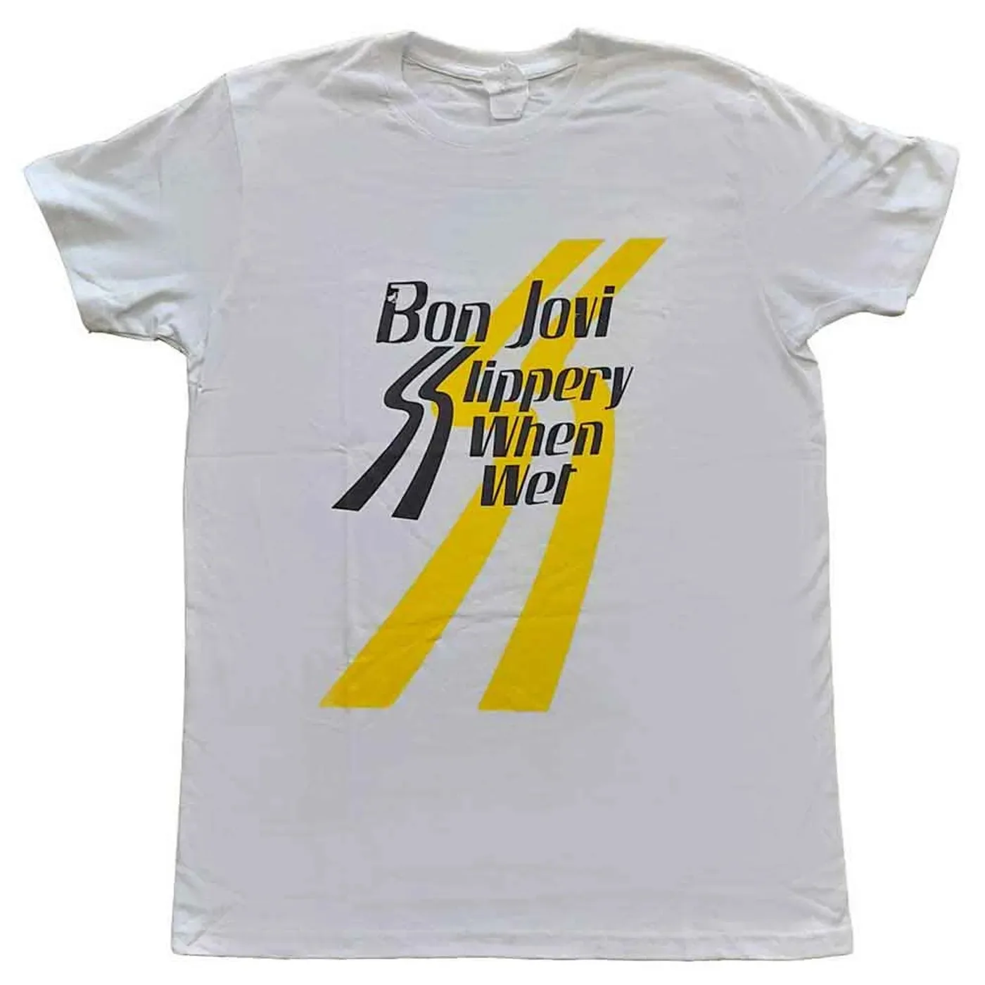 Camiseta Y2K para Hombre y Mujer, de Algodón, Casual, Holgada, Estilo Urbano, con el Logotipo de Bon Jovi, Corazón y Daga, Talla Grande
