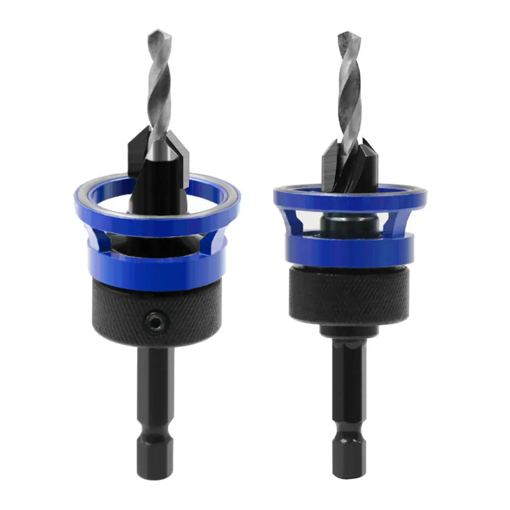 1 adet 6.35mm Shank Matkap Ucu Çekirdek Sınırlayıcı Havşa Matkaplar Ağaç İşleme Yönlendirici Bit Delik Açıcı freze kesicisi ağaç İşleme aleti