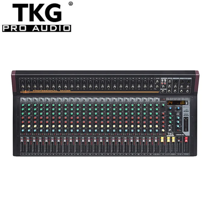 TKG EOS-24USB sound system professional performance equipment mixing console microphone mixer 24 channel mixer