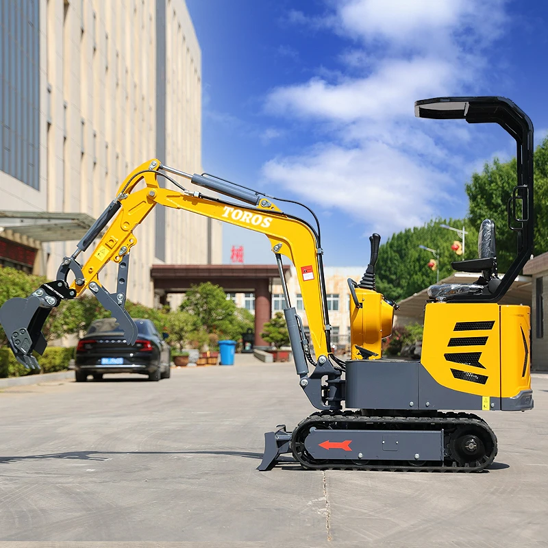 Free Shipping Mini Crawler Digger Farm And Garden Use With Rotary Arm China Factory Manufacture Multifunctional Small Bagger