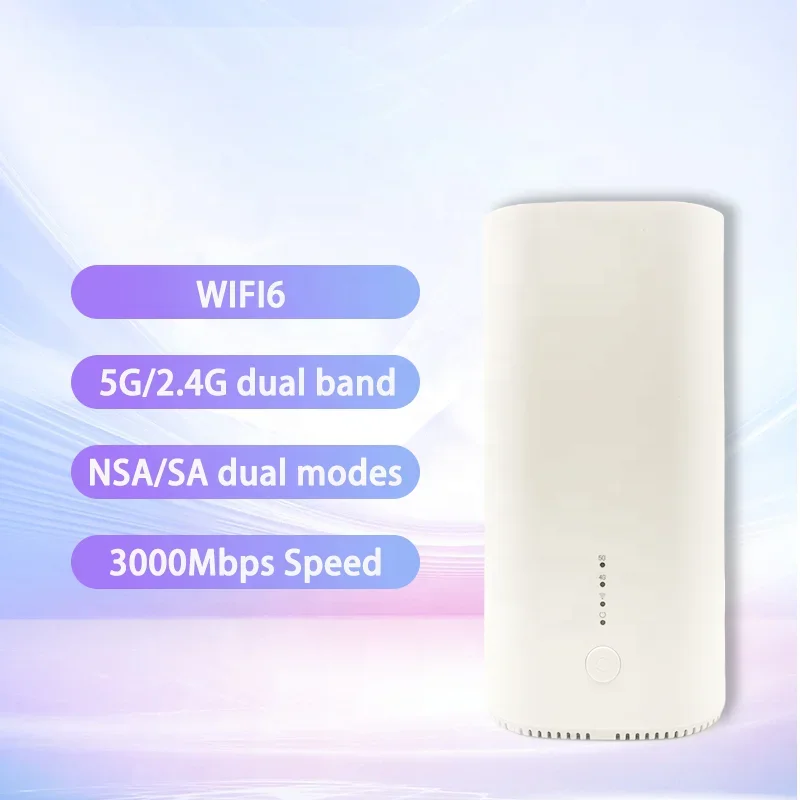 WT7981PD mit RM520N Wi-Fi6 + 5G Dual-Mode AX3000 Gigabit CPE Router 1,0 Gbit/s 5G 200 ㎡   Abdeckung mit SIM-Steckplatz für industrielle IoT