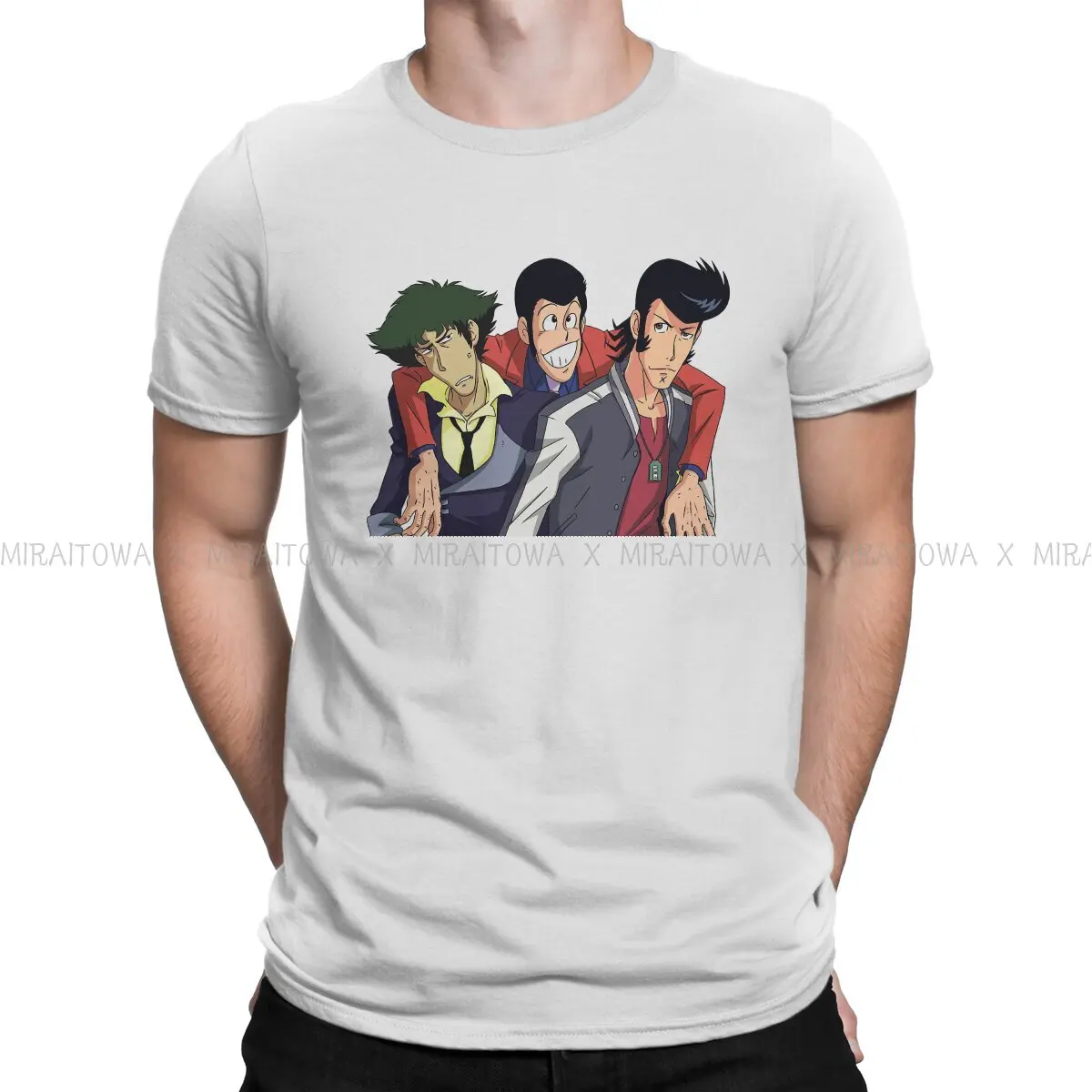 SPACE DANDY Lupin Family Reunion  T Shirt Fashion Men's Tees Summer Cotton Tops Harajuku O-Neck TShirt