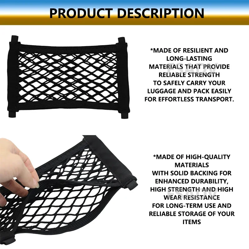 For BMW R1300 GS Adventure ADV R1300GSA R1300GS ADV 2024 2025 2026 Motorcycle Top Side Luggage Box High Strength Storage Net