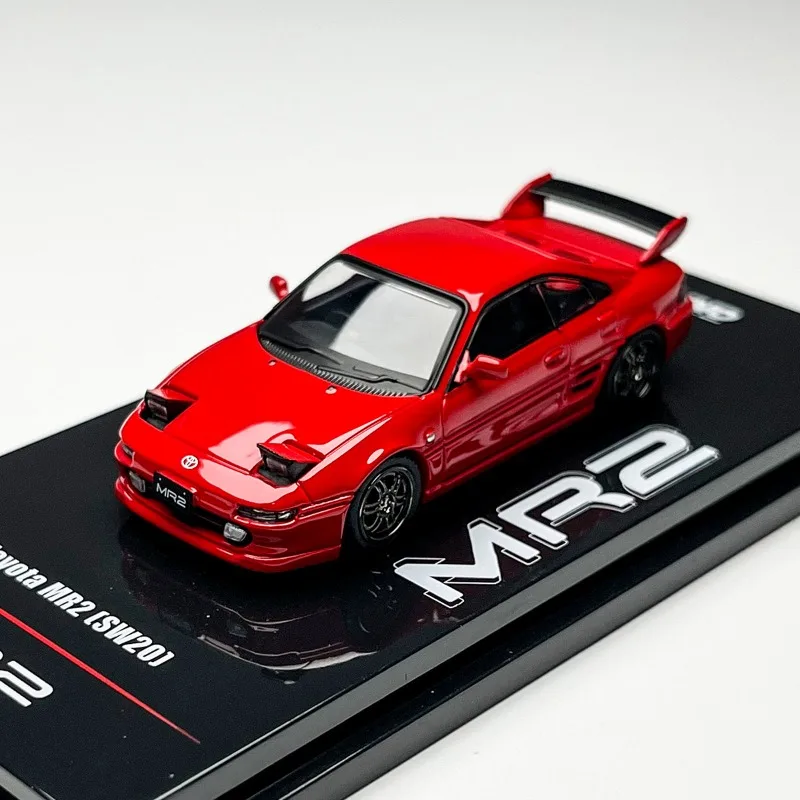 INNO 1:64 TOYOTA MR2 SW20 إصدار خفيف قابل للطي نموذج سيارة مصنوع من خليط معدني، لعبة للأولاد، هدية للأطفال، زخرفة مجموعة الكبار.