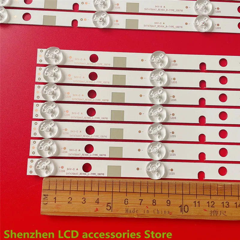 جديد لتوشيبا 47L7453D LC470DUK SVT470A47_REV04_LR-TYPE_13071 13LED 3V 982 مللي متر 100% جديد