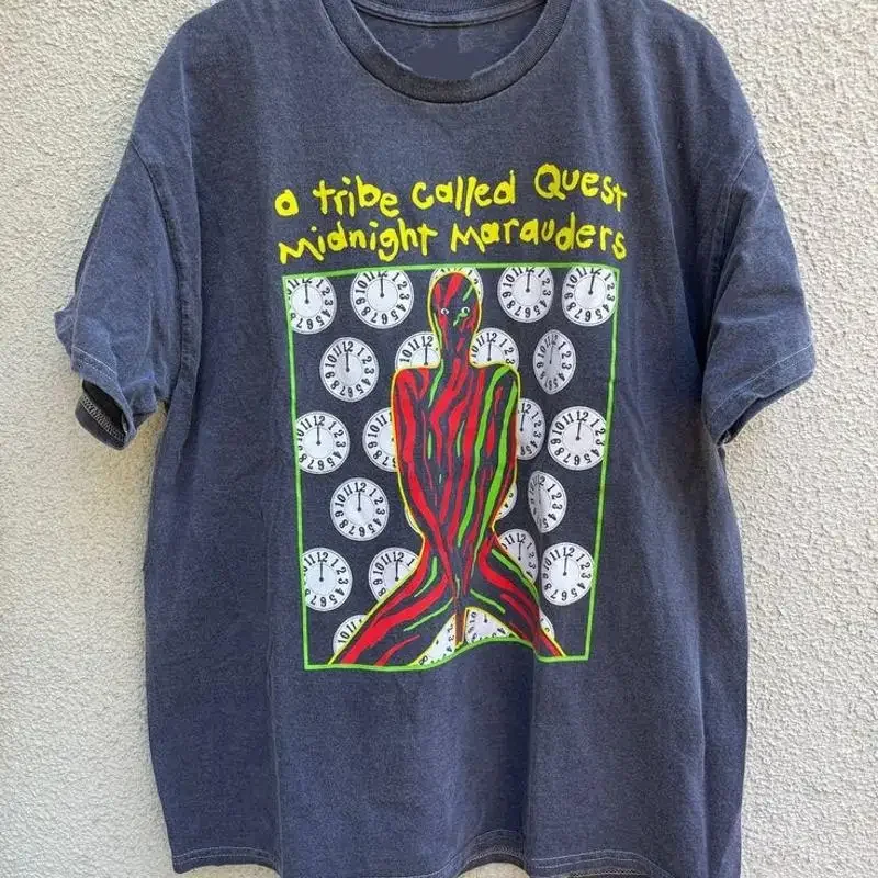 A Tribe Called Band T Shirt Midnight Marauders Hiphop Remake Black