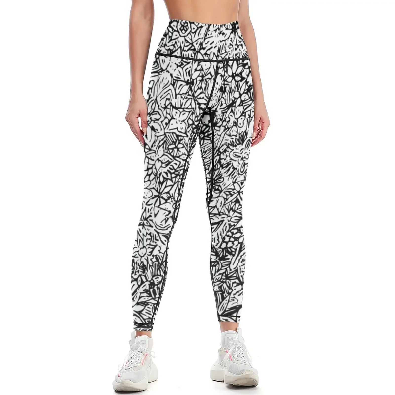 

Flowers: a Series in Repetition Leggings Leginsy push up gym wear harem pants trousers Womens Leggings