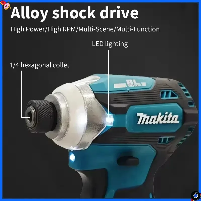 

Makita DTD171 Brushless Impact Driver:Cordless Power Tools,18V BL Motor,LED WorkLight RechargeableScrewdriverDrills,BareToolUnit