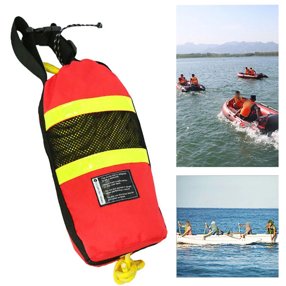 Throwing Bag With 20M Reflective Rope Line Bag Lightweight Throwing Bag For Rescue Kayaking Yacht Sailing Supplies