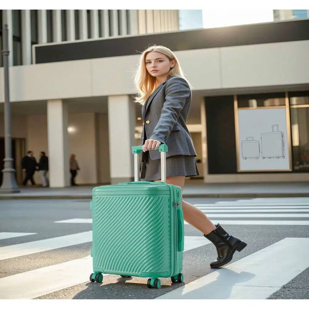 مجموعة أمتعة مكونة من 2/3 قطعة - عجلات دوارة صلبة ABS قفل TSA خفيف الوزن ومقاوم للخدش للسفر #2