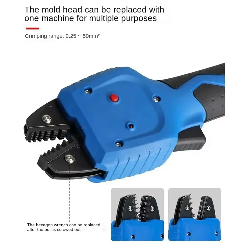 Exceeding expectations Zc-B50Km Battery-Powered Crimping Pliers For Insulated Tubes And Bare Terminals-Electric Cold Crimping