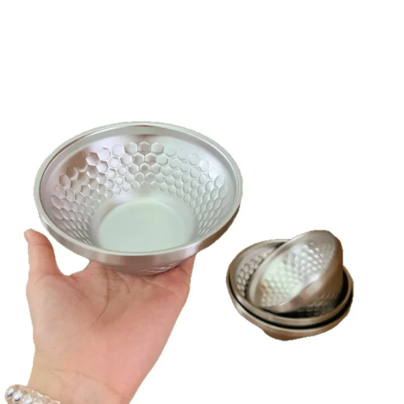 

Hammer Hat Bowl Stainless Steel 304 Household High Value Tableware Oatmeal Yogurt Dessert Fruit Salad