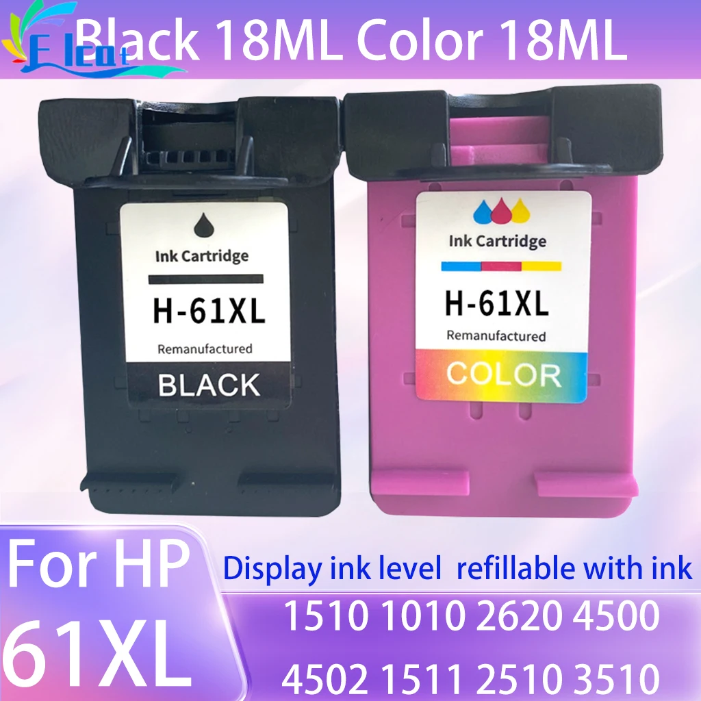 

Remanufactured For HP 61XL Ink Cartridge For HP61 61XL For HP DeskJet 1510 1010 2620 4500 4502 1511 2510 Printer Ink Cartridge