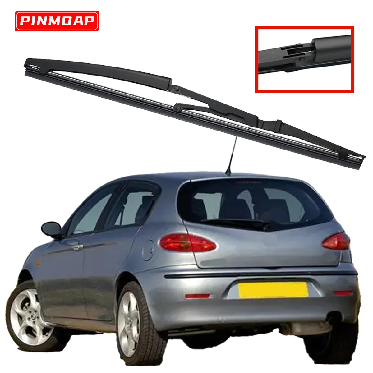 1 Stück, geeignet für Alfa Romeo 147 2000–2010, Auto-Heckscheibenwischer, Scheibenwischer, Scheibenwaschanlage, Autoteile 2000–2010