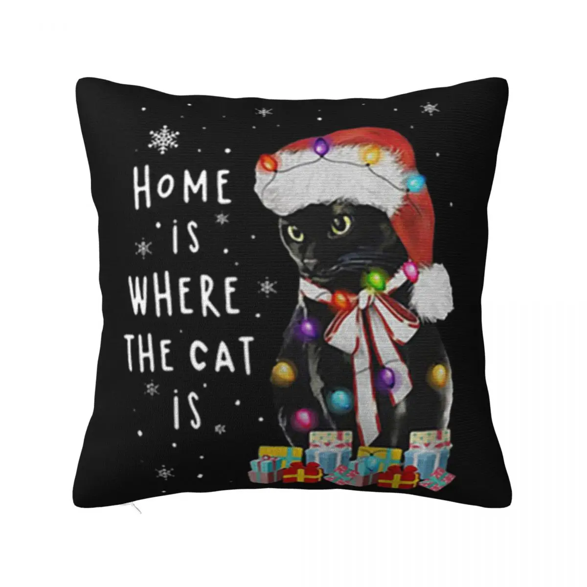 Home Is Where The Cat Is Salem Saberhagen Christmas Boy Famous Cheap Price Interested Kawaii Pillow Case