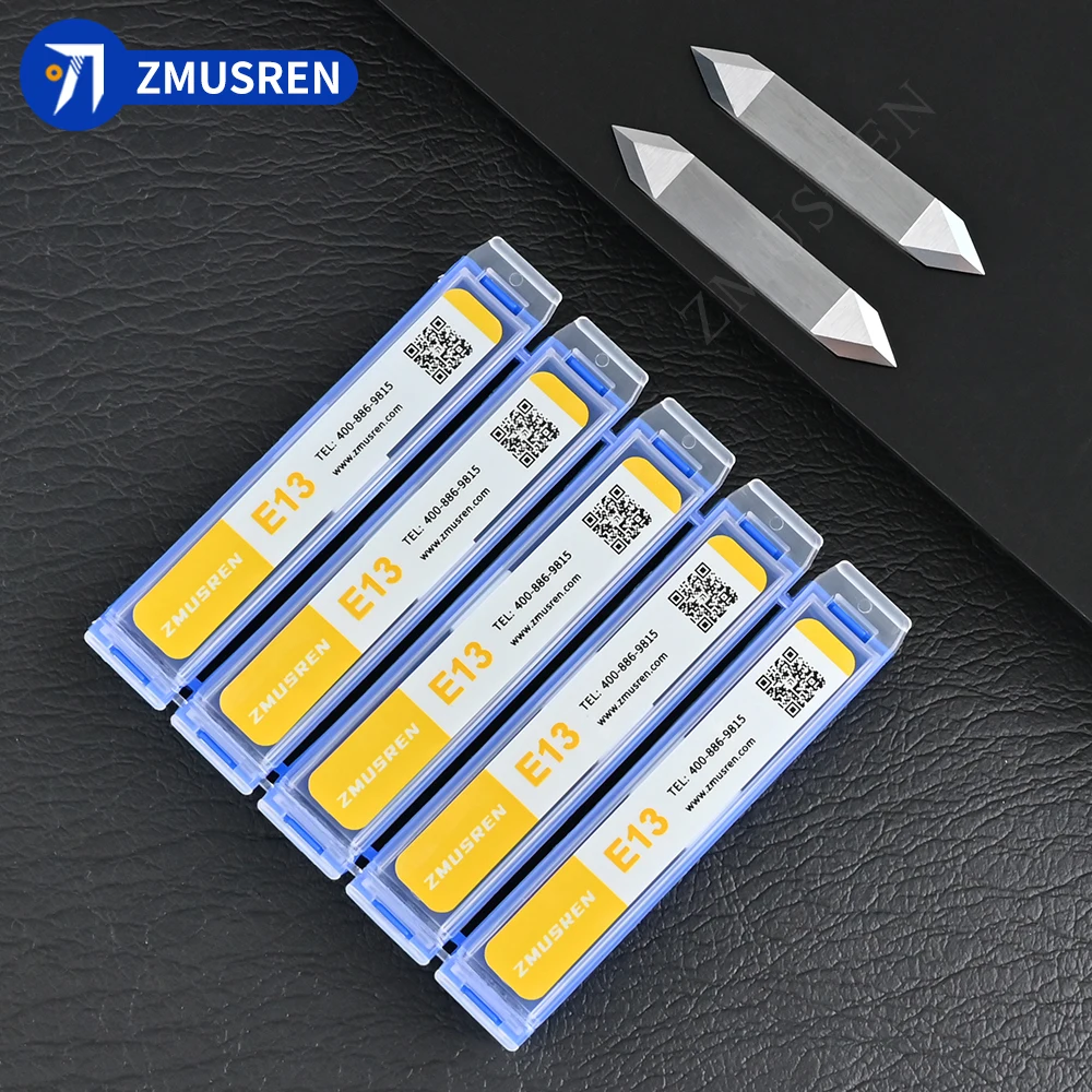 10PCS IECHO E1 E13 E16 E17 E18C E19-3 E21 E26 E28-2L E41-2 E46 E63 E64-4 Vibration Blade Carbide Tungsten Steel Knife E52 E56
