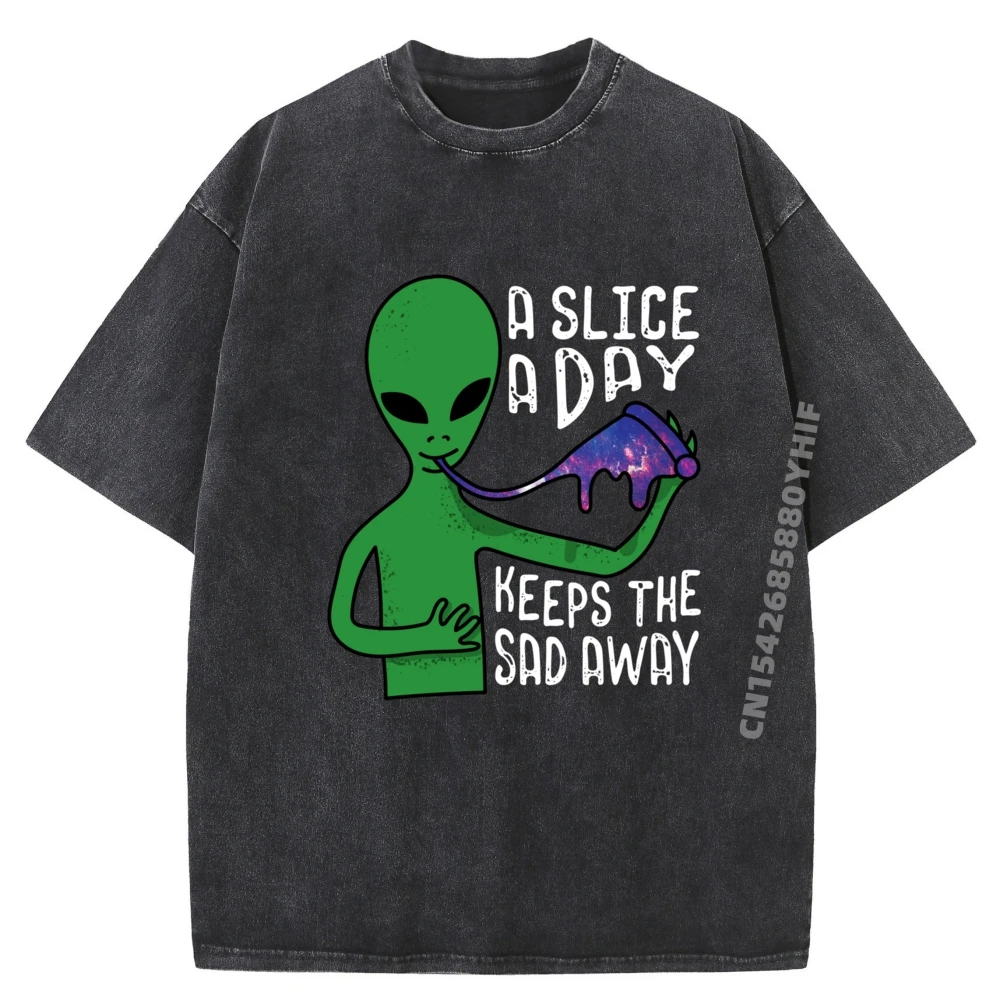 

I Want To Believe Ufo Discount Women's Men T-shirt Graphic Tees Normal Streetwear Washed Tee-Shirts Loose