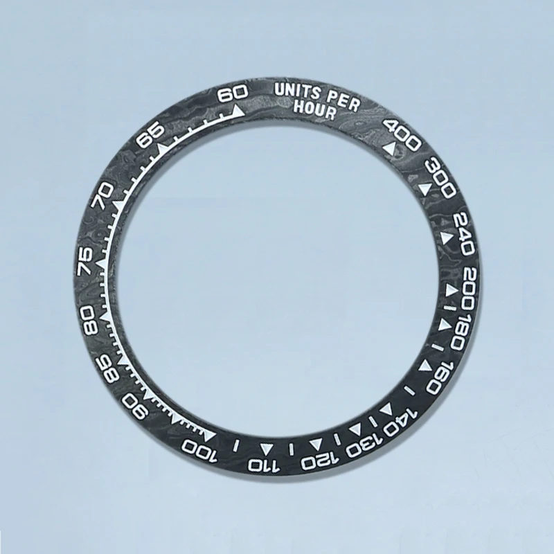 SEAGIS  Carbon Fiber Bezel 38.2mm*30.5mm inclined insert module high quality watch bezel