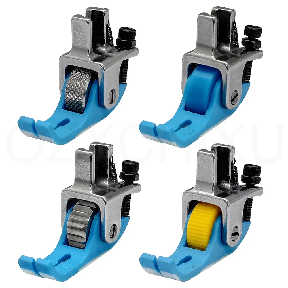 1PC Sewing Parts Narrow Roller Presser Foot For Singer Brother Juki Industrial Single Needle Lockstitch Sewing Machines