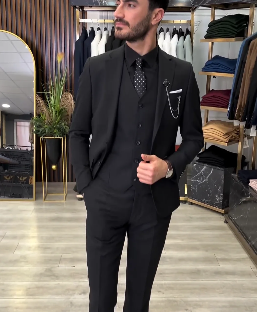 Terno preto clássico masculino, blazer de casamento, colete, calças, negócios formais, escritório, alta qualidade, terno masculino, 3 peças