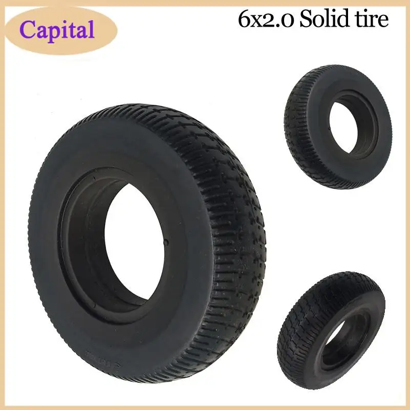 NEW sale Reliable 6x2 explosion-proof solid tyres For electric scooters and handcarts, offering smooth ride and no flats. tyre