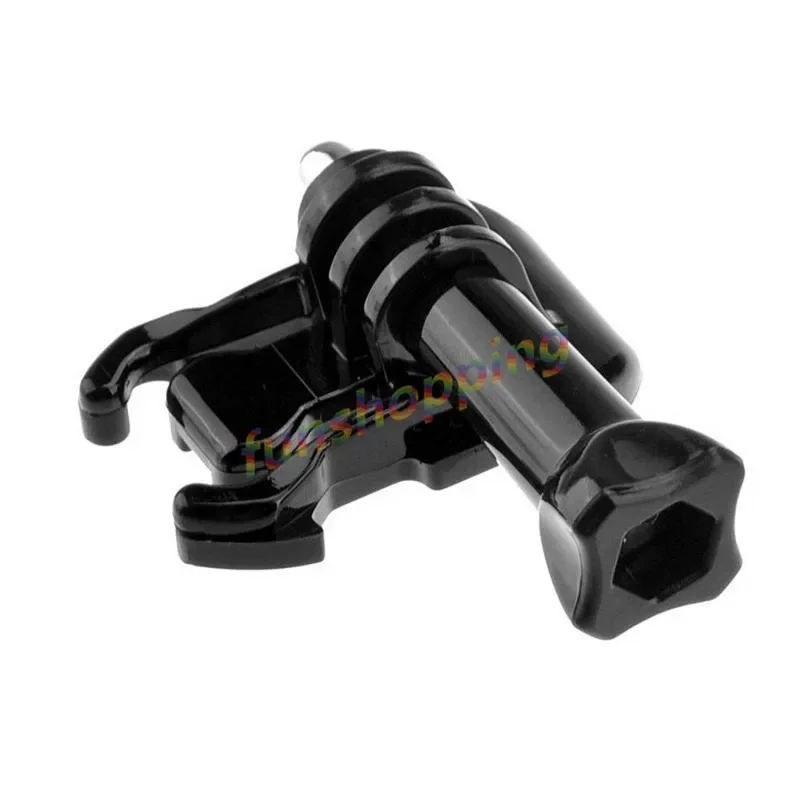 หัวเข็มขัดอะแดปเตอร์ยึดหมวกกันน็อค GoPro + สกรูยาวสำหรับ GoPro HERO 4 HERO 3/3 + 2 1 Xiaomi Yi