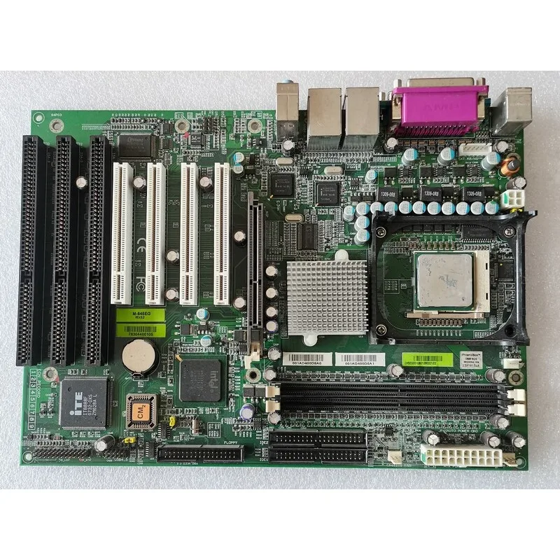 For M-845EG REV: 3.2 Industrial optoelectronic equipment main board Dual network interface card 3 ISA slots