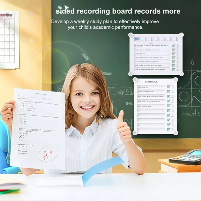 Y1UB Weekly Planner Message Board for Shared Family Schedules and Messages