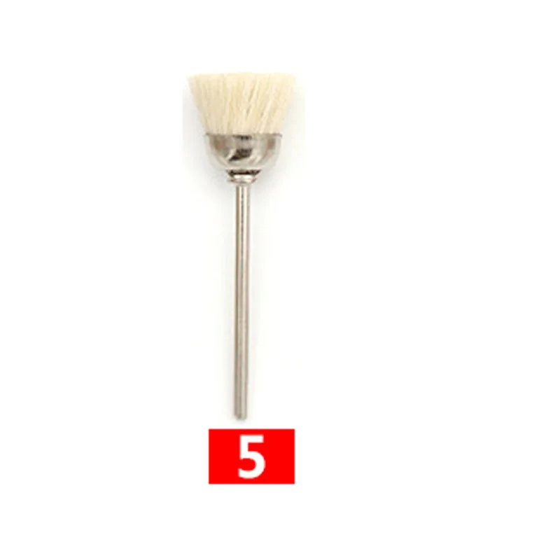 Mini brosse métallique 2.35mm, vente en gros, 1 pièce, coupe de roue, laiton, acier, brosse métallique, tige pour Dremel, outils rotatifs, tampon de polissage