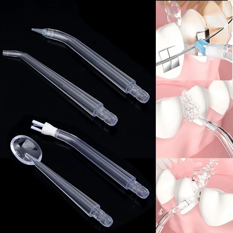 4Pcs/Set Replaceable 360° Rotatable Oral Dental Nozzles For Oral Irrigator Dental Water Jet Mouthwash Flosser