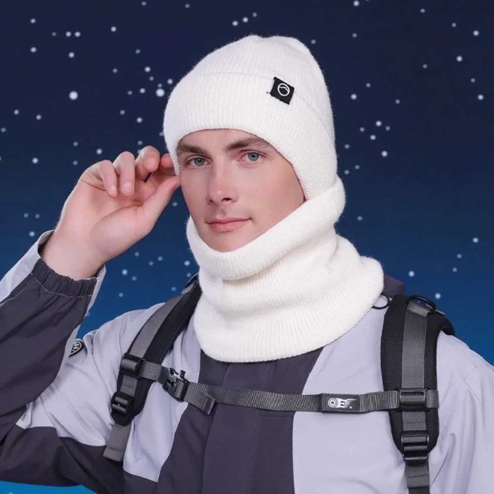 Unisex Thick Mufflers Beanie Gloves Elastic Design Cozy & Warm Knitted Beanie Kit Breathable Neck Warmer Daily Wear