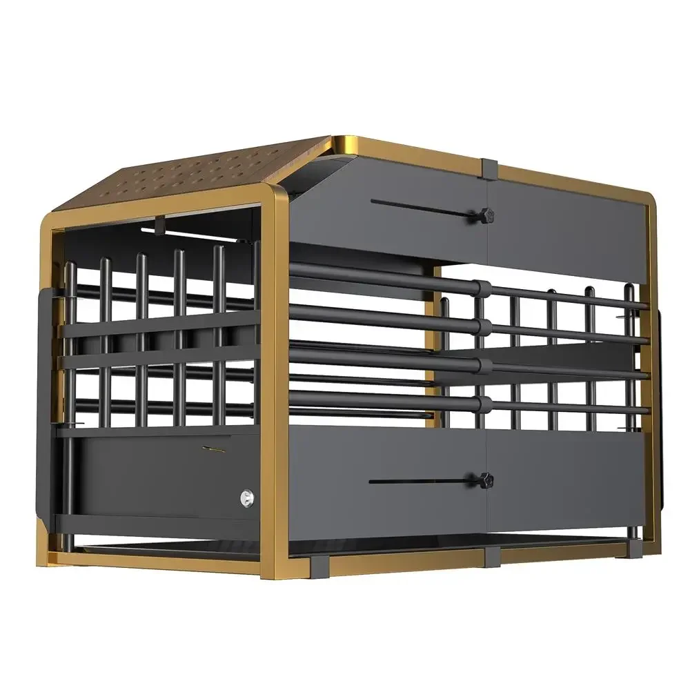 Safe Transportation and Collision Prevention Dog House Kennel Cages Portable Pet Houses