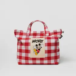 Disney cartoon red Mickey Mouse New Kids Backpack Mini Schoolbag Girls and Boys Cute Shoulder Bag