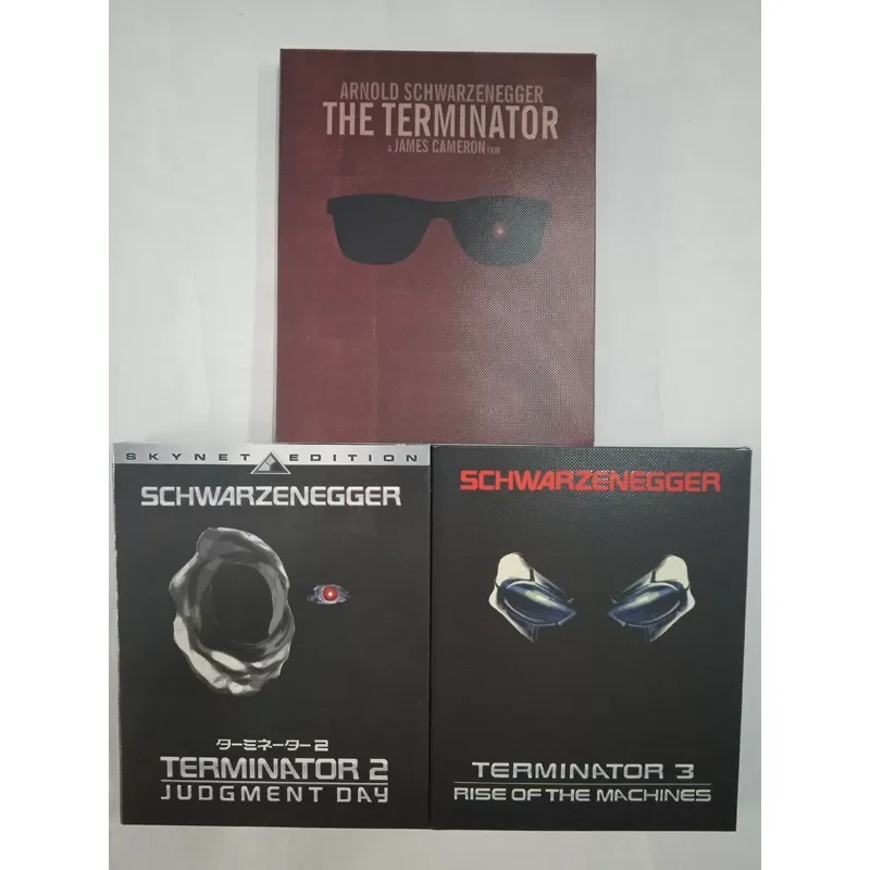 Blu-ray Disc Movie Collection Terminator 1 2 3 Classic Sci-Fi Action Film Series