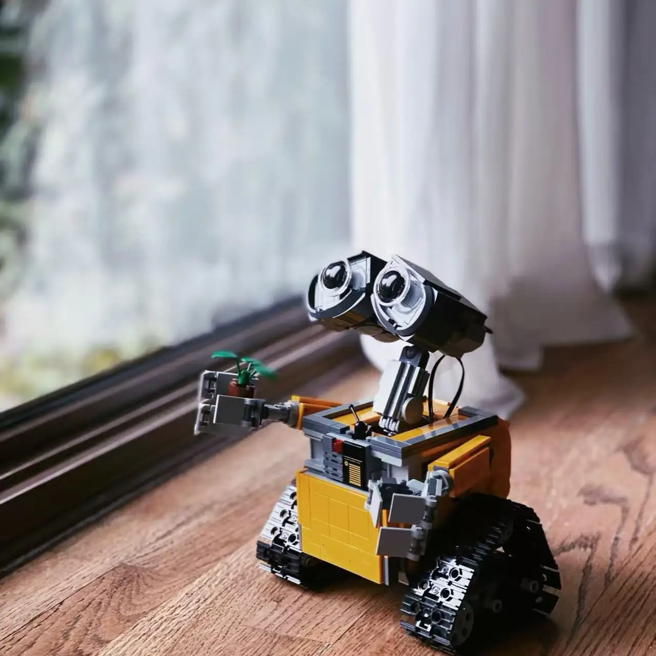 روبوت التعبئة لغز اللبنات 21303 لعبة أطفال Wo-E التجمع لعبة مجسمة هدية الكريسماس