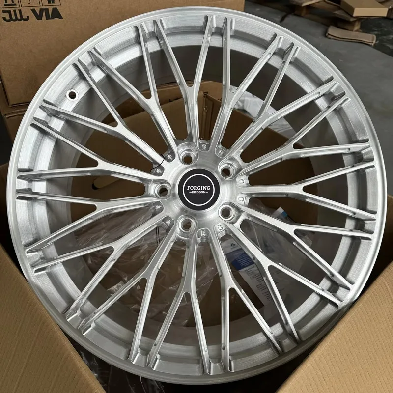 High End Bespoke Custom Forged Wheels Brushed Gold Concave Face Alloy Rims For Audi For Rolls Royce F10 F30 E90 17-26 Inch