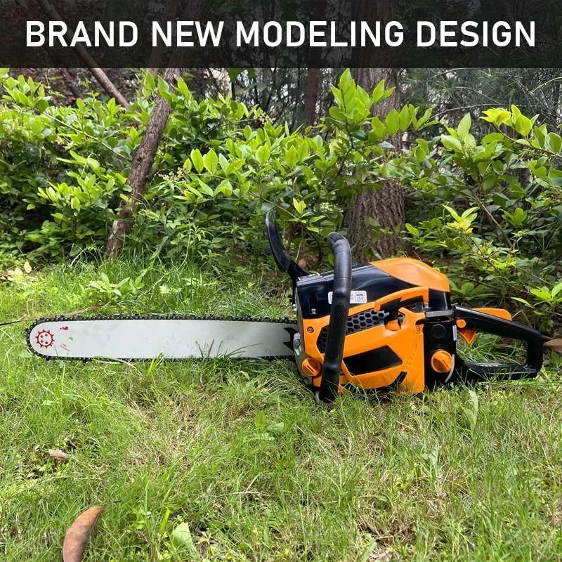 

-for Factory Wholesale sales Handle Petrol Chain Saws Gas Powered 58cc Chainsaw 5800 for woodworking