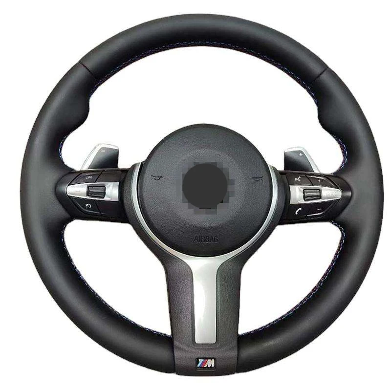 E90 E92 E60 Steering Wheel for bmw Factory Price Custom Black Perforated Leather M Sport Steering Wheel 2024 New Design